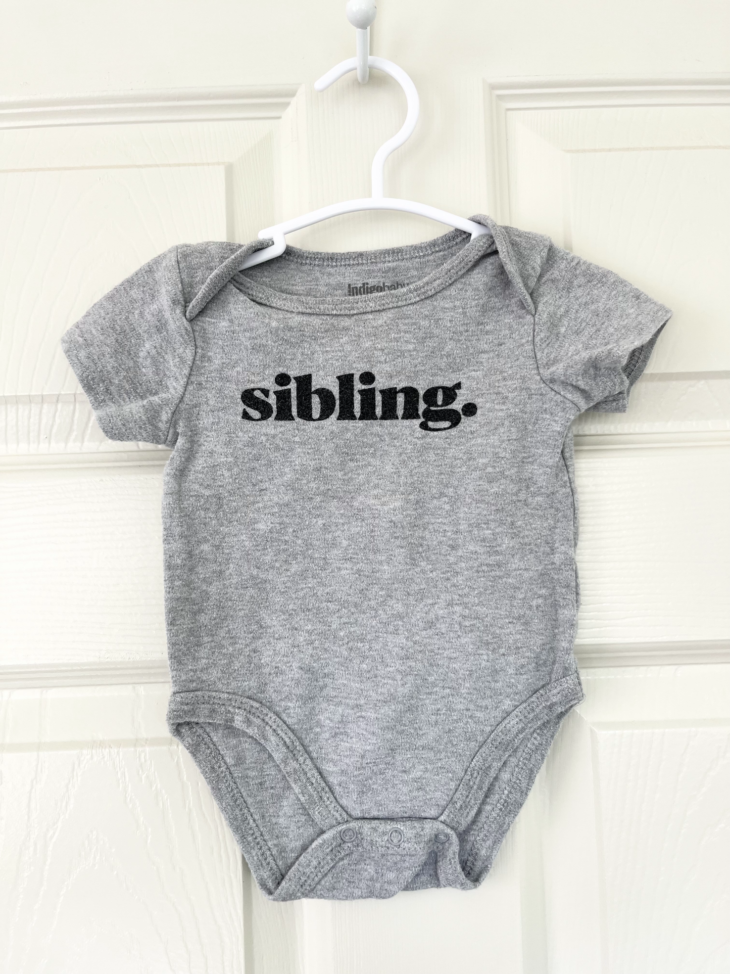 Indigo Sibling Onesie 3-6m