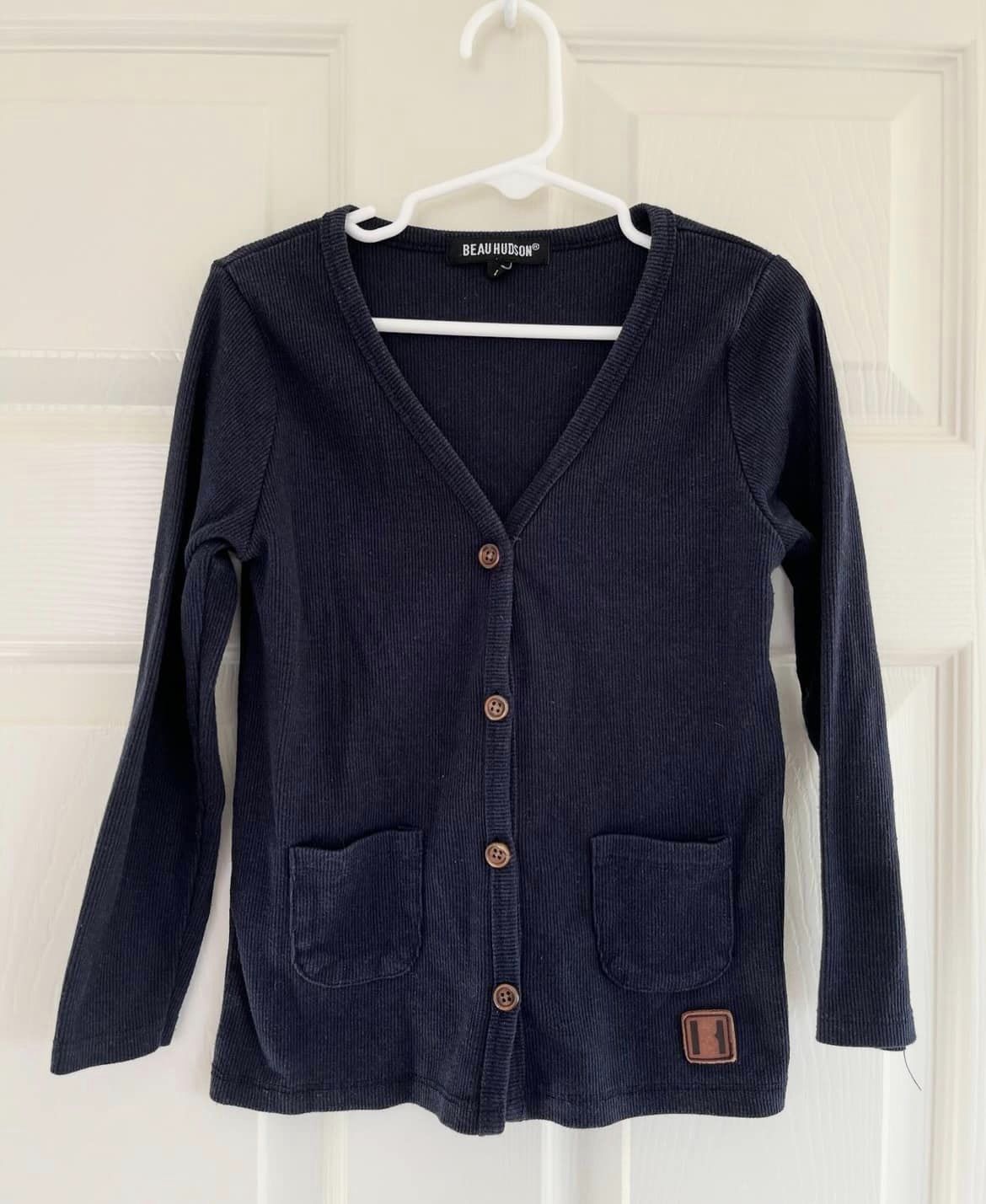 Beau Hudson Navy Cardigan 5T