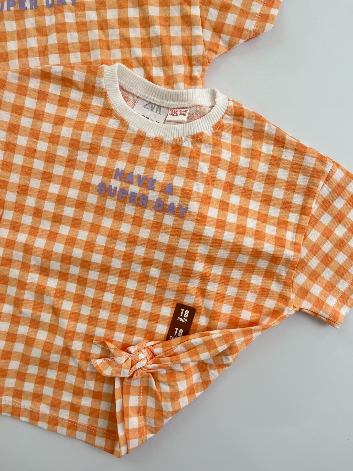 ZARA "Have a Super Day" T-Shirt 12-18m