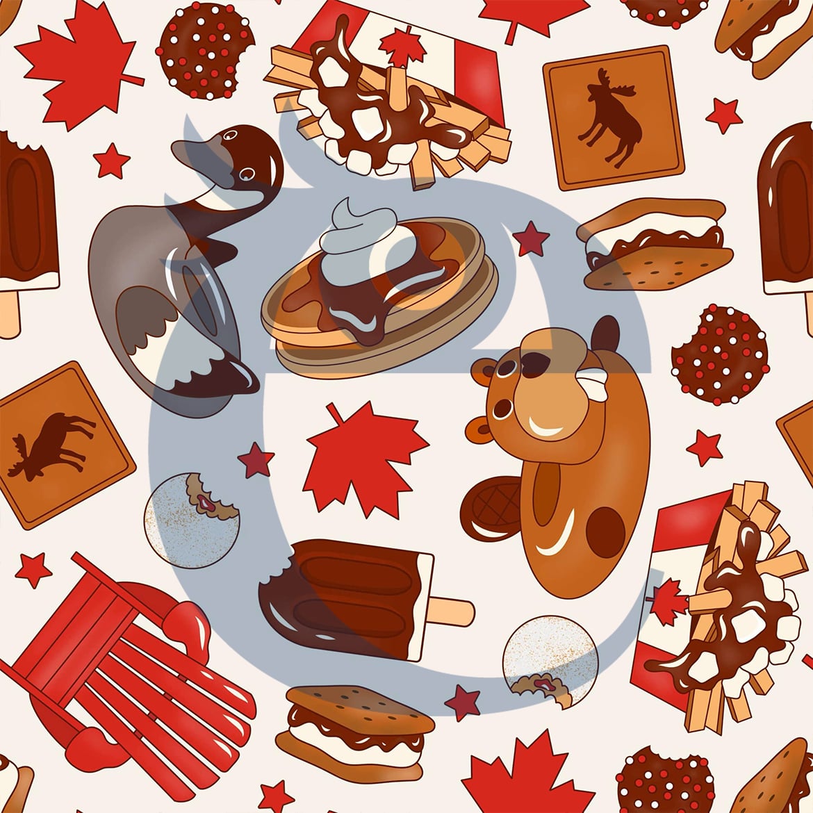 Canada D'Eh Flutter Twirl Dress