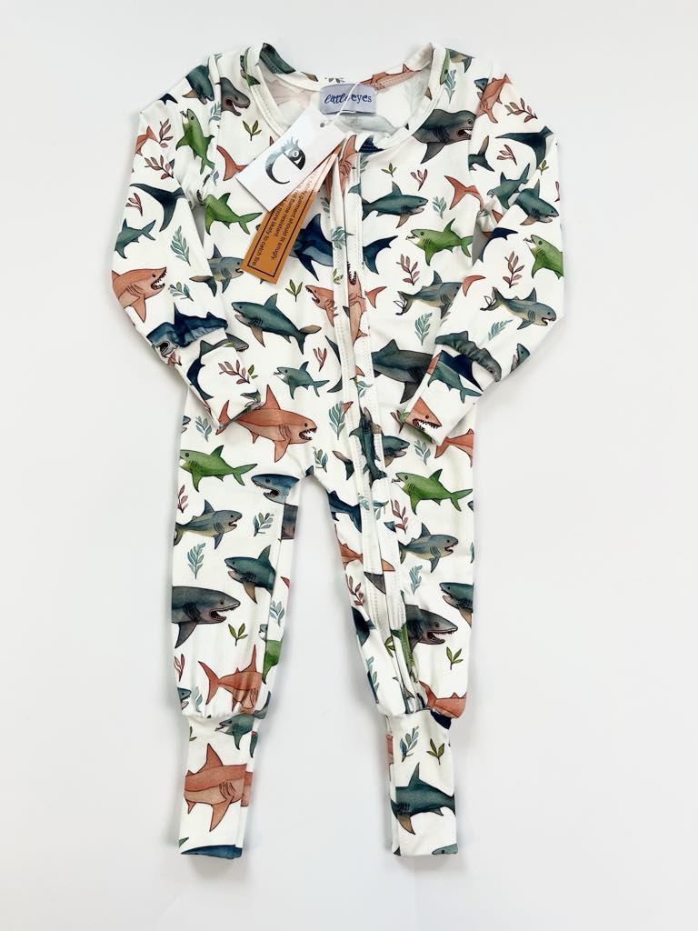 Boho Shark Zippy - Old Style Sizing