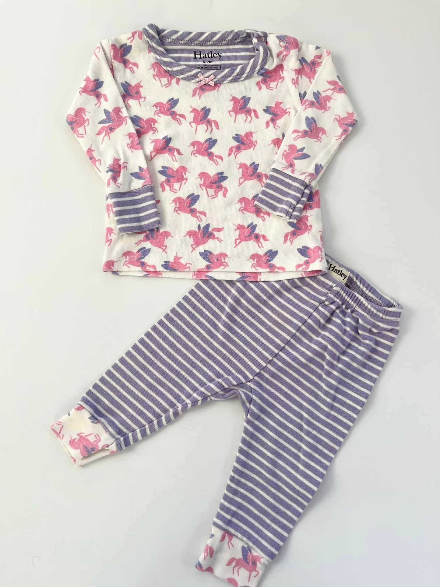 Hatley Unicorn PJ Set 6-9m