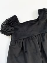 Joe Fresh Black Velvet Dress 6-12m