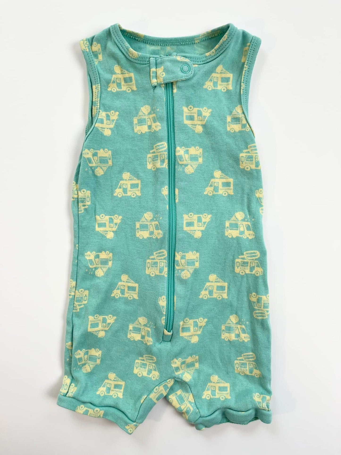 Joe Fresh Ice Cream Truck Short Romper 6-12m