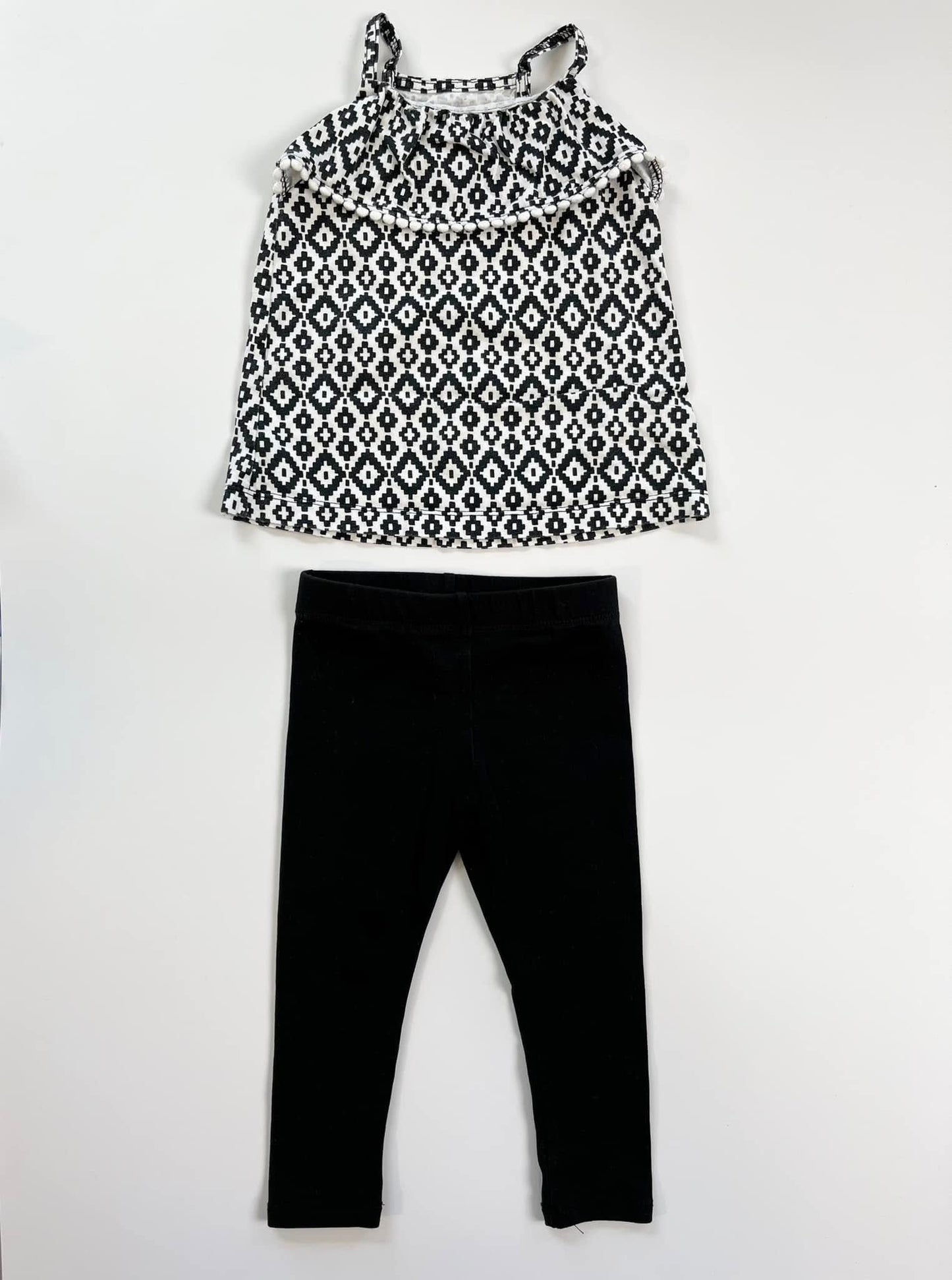 Carters Top & Unbranded Leggings 12m