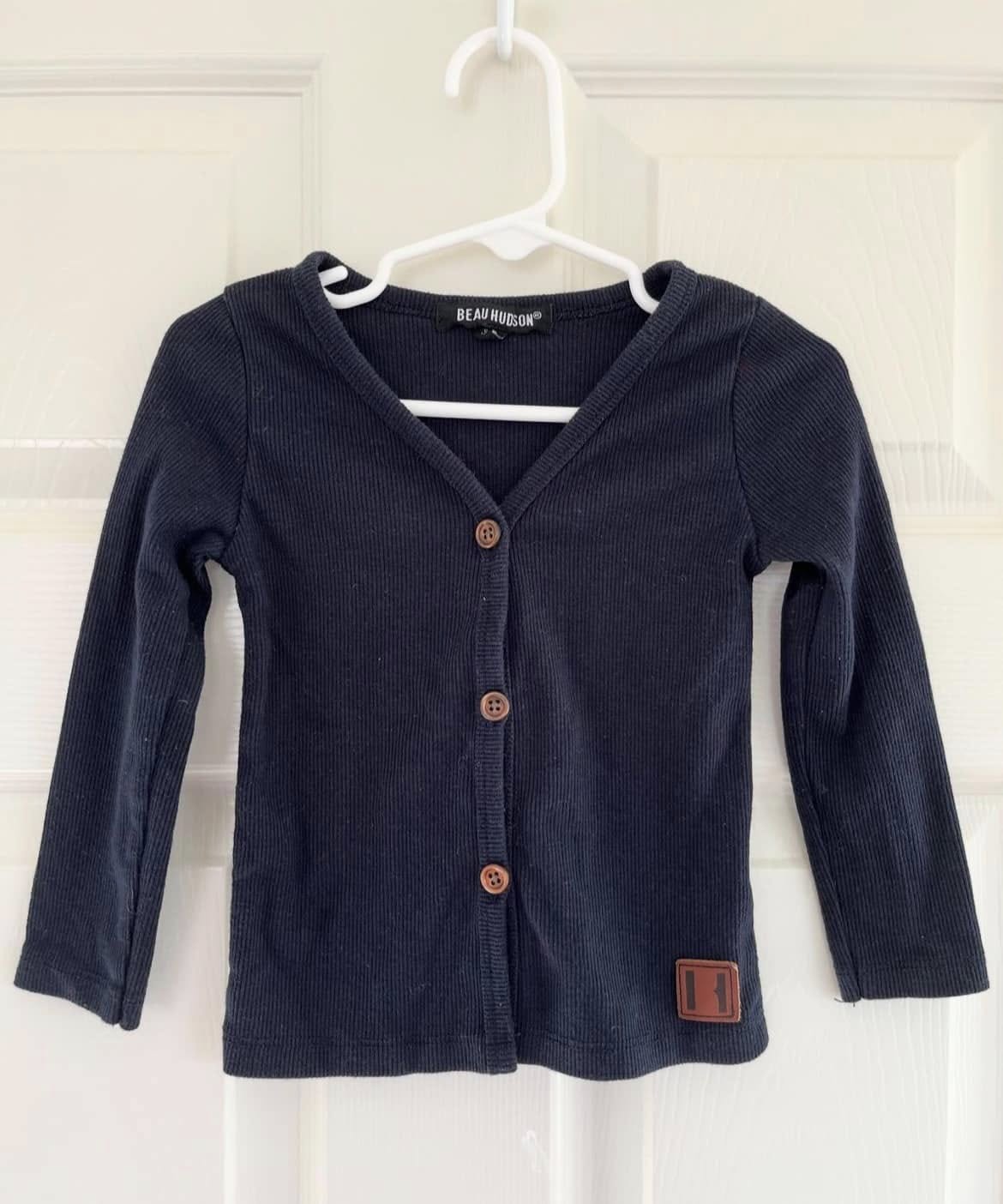 Beau Hudson Navy Cardigan 9-12m