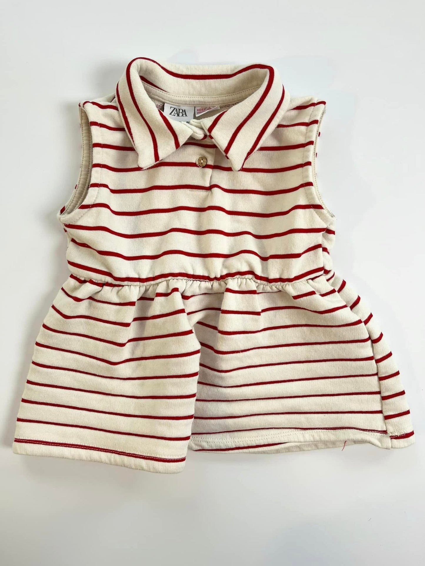 ZARA Striped Dress 12-18m