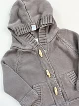 Beba Bean Knit Hoodie 12-18m