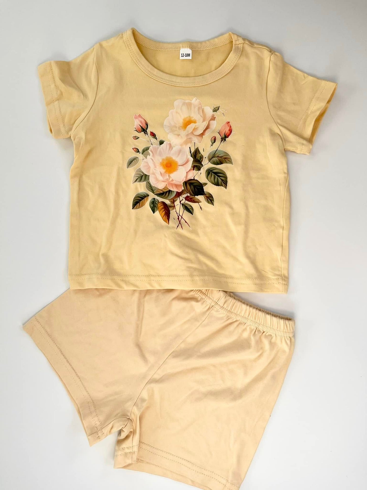 Yellow Floral Set 12-18m