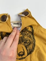 Nooks Design Bear Romper 12-18m