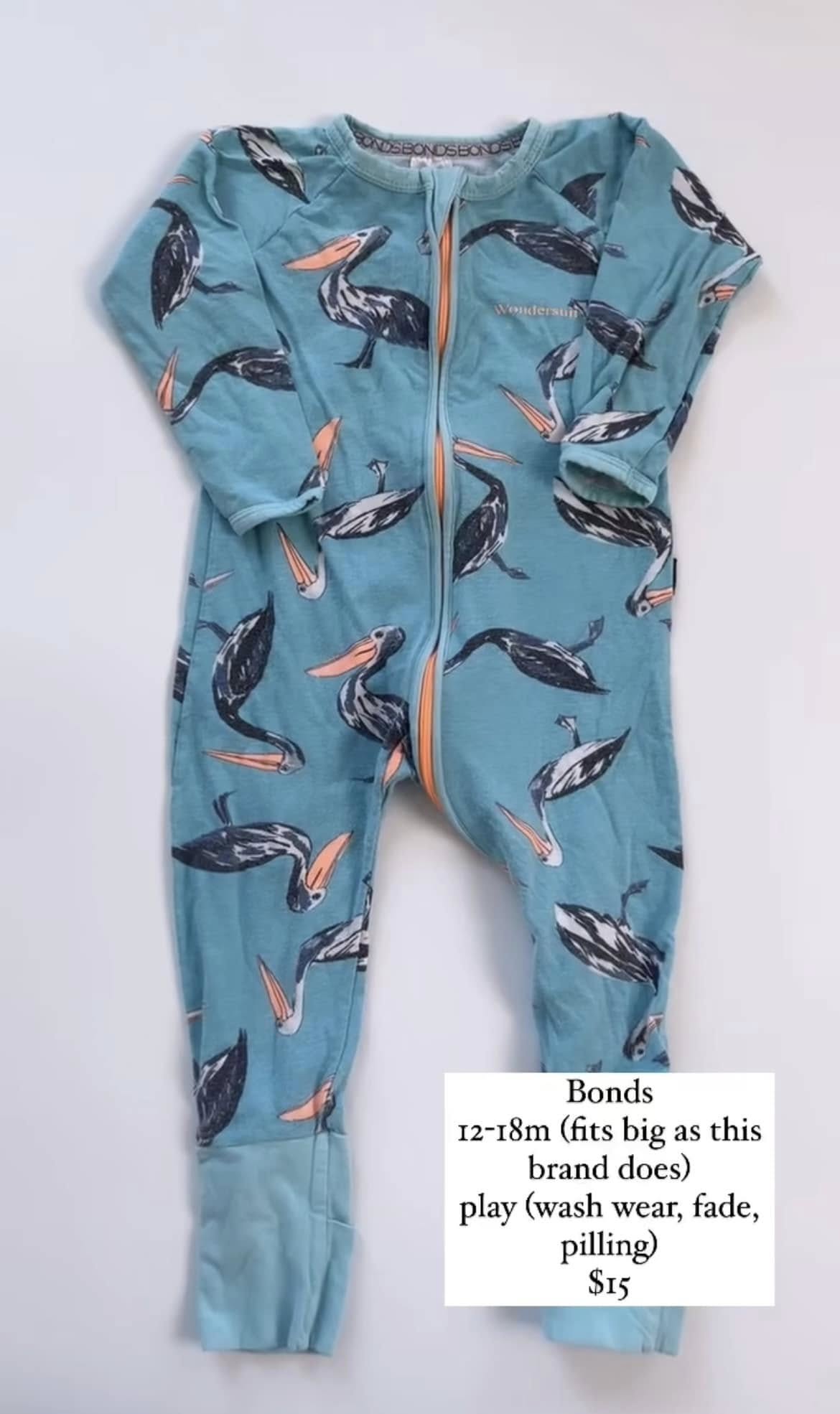 Bonds Wondersuit 12-18m