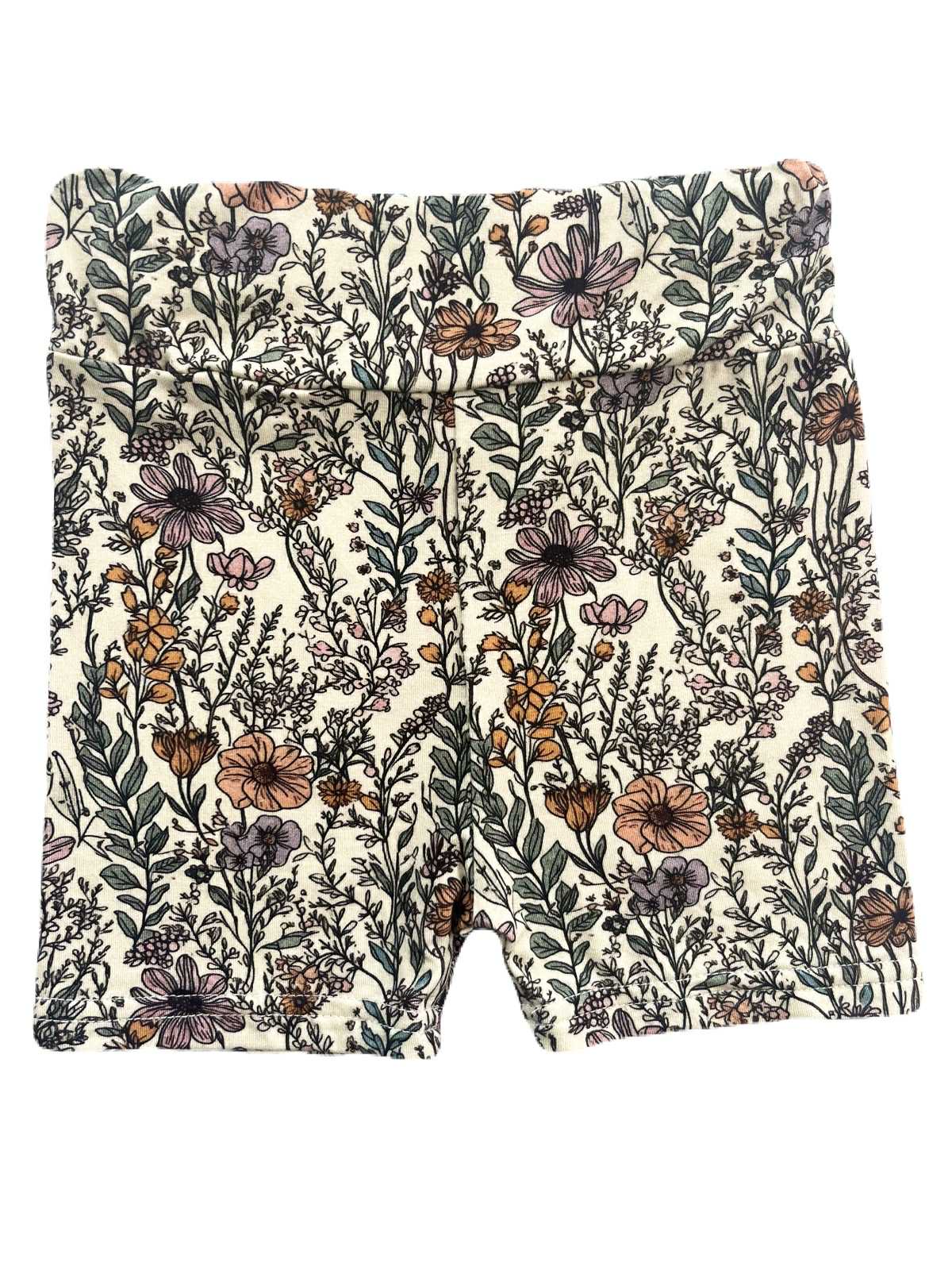Golden Hour Flora Bike-Shorts Tank Set