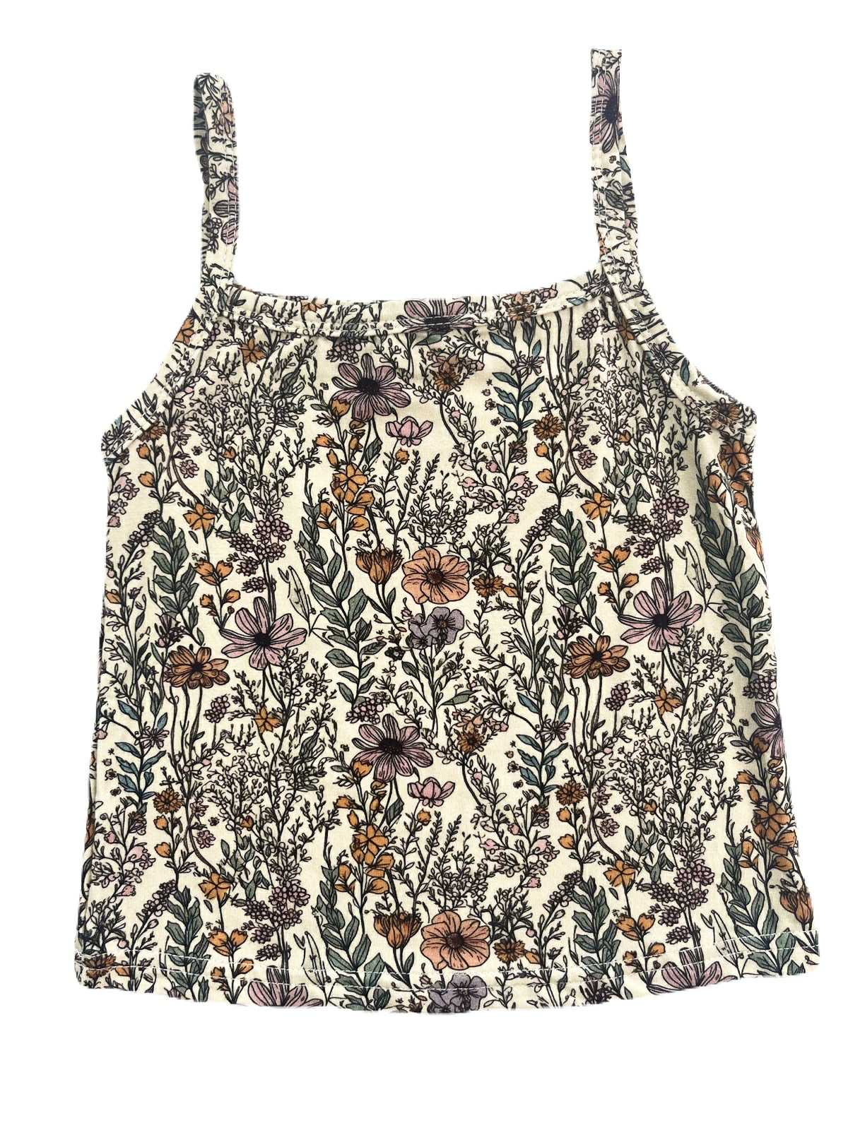 Golden Hour Flora Bike-Shorts Tank Set