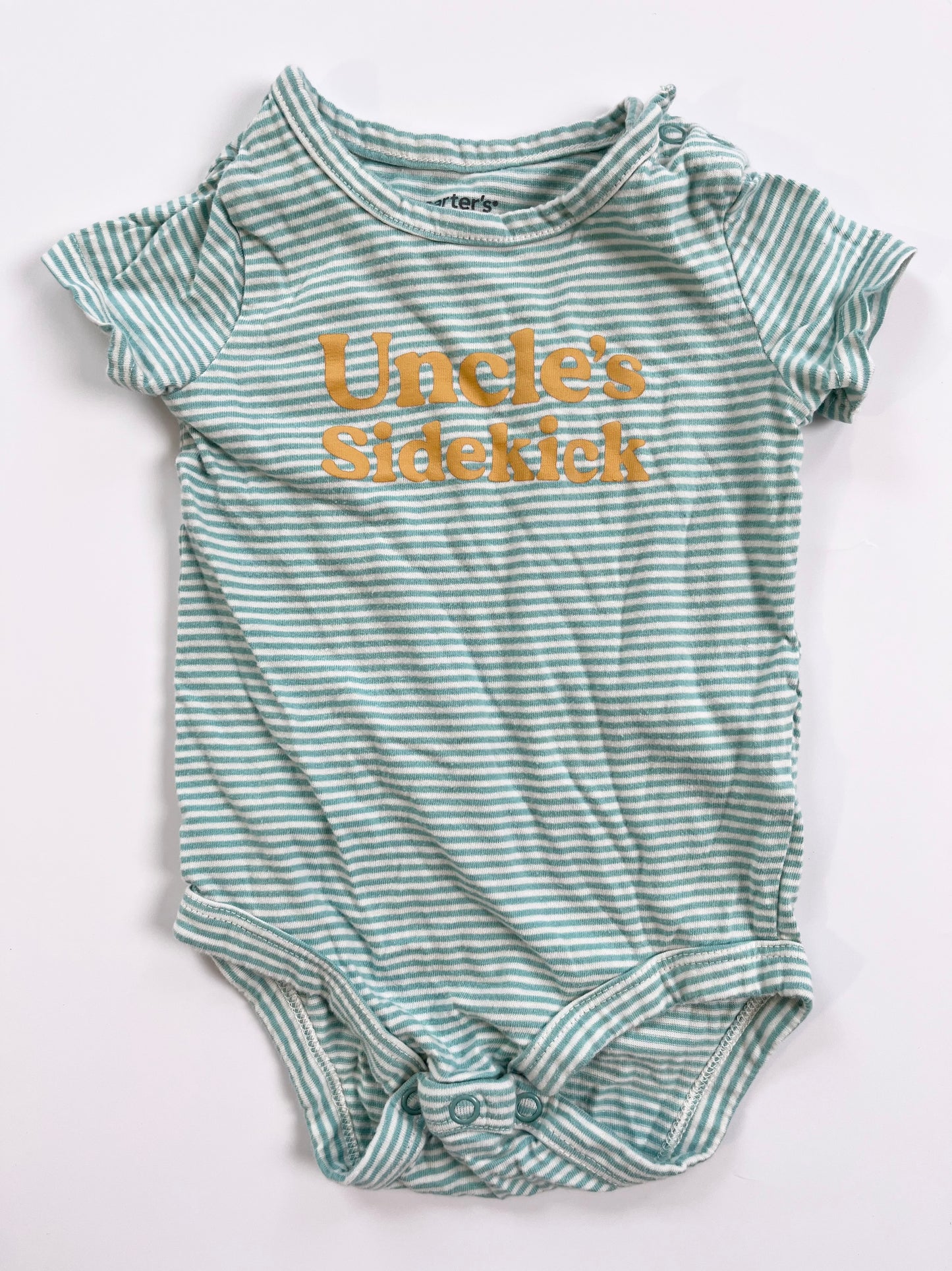 Carters "Uncle's Sidekick" Onesie 6m