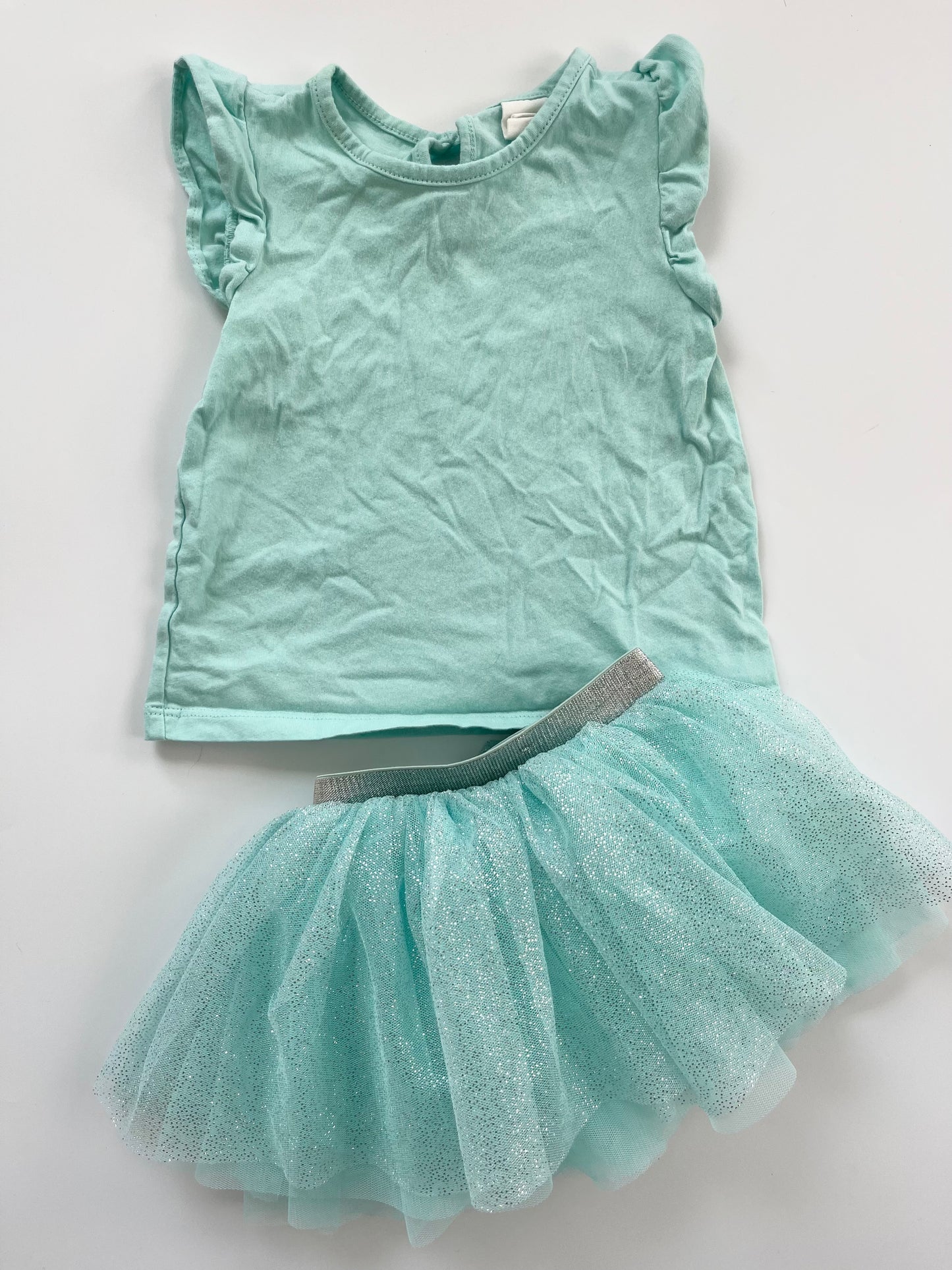 H&M Tank Top & Tutu Outfit 6-9m