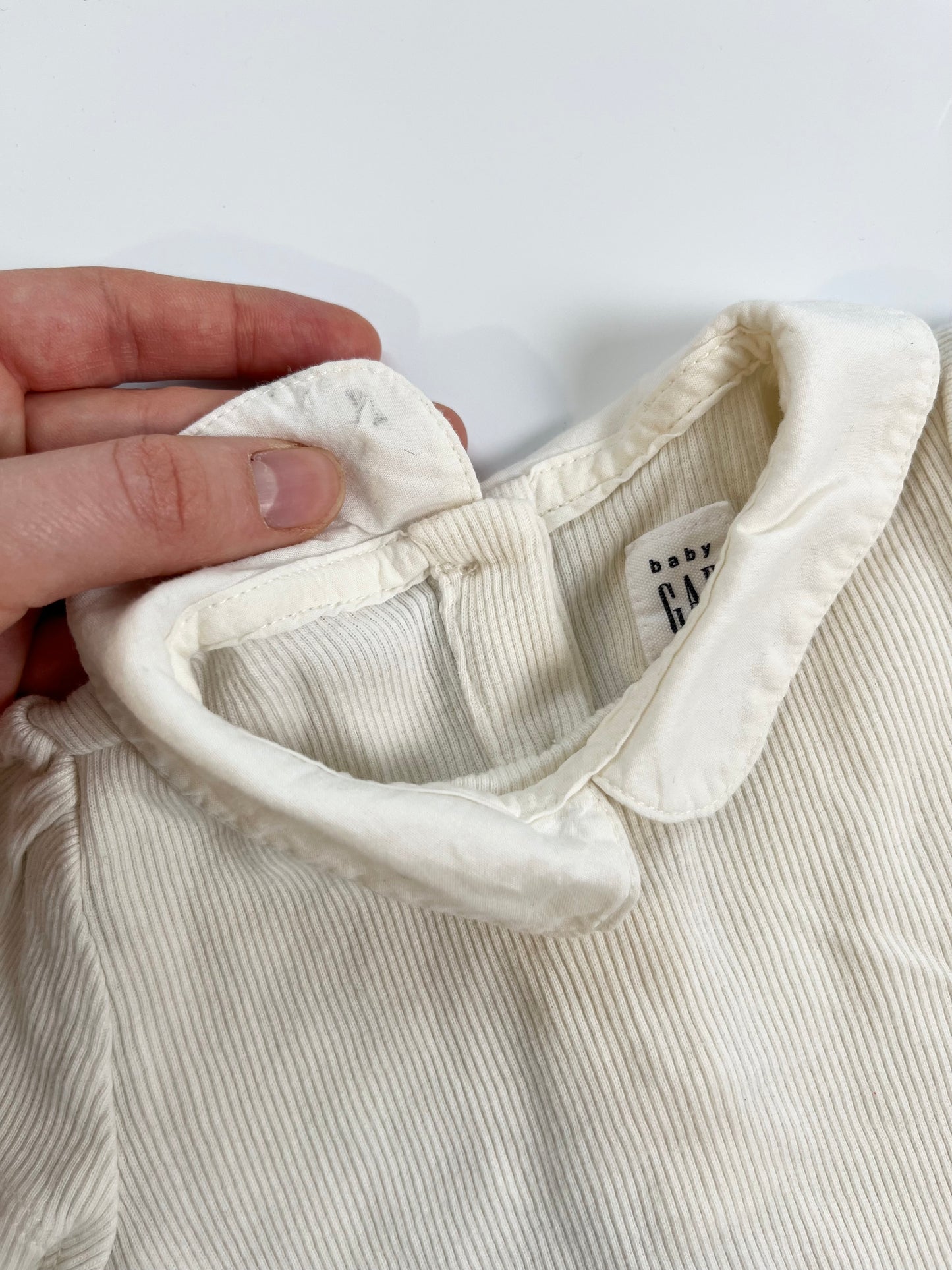 Gap Onesie & H&M Overall Dress 6-12M
