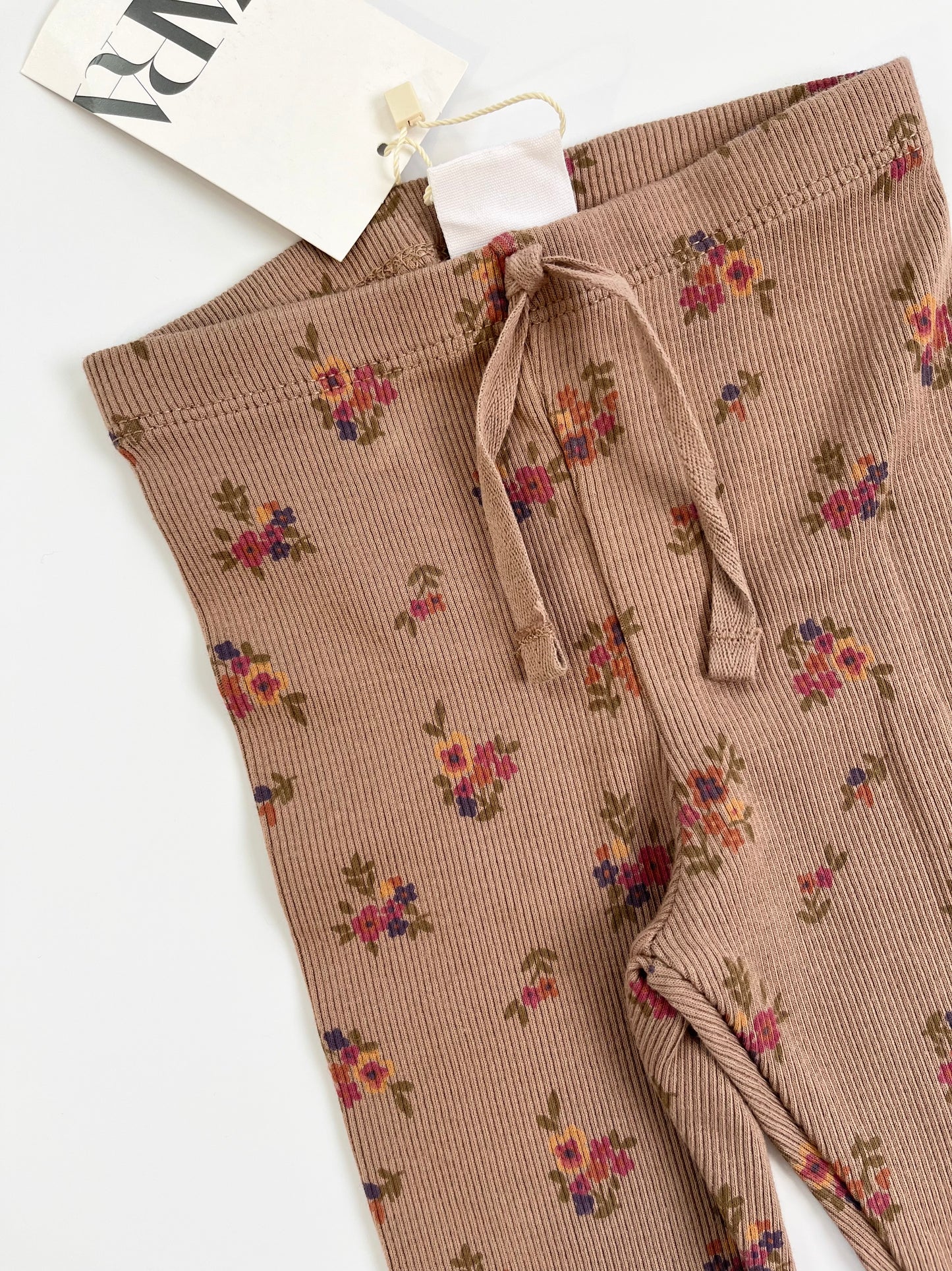 ZARA Floral Leggings 12-18m