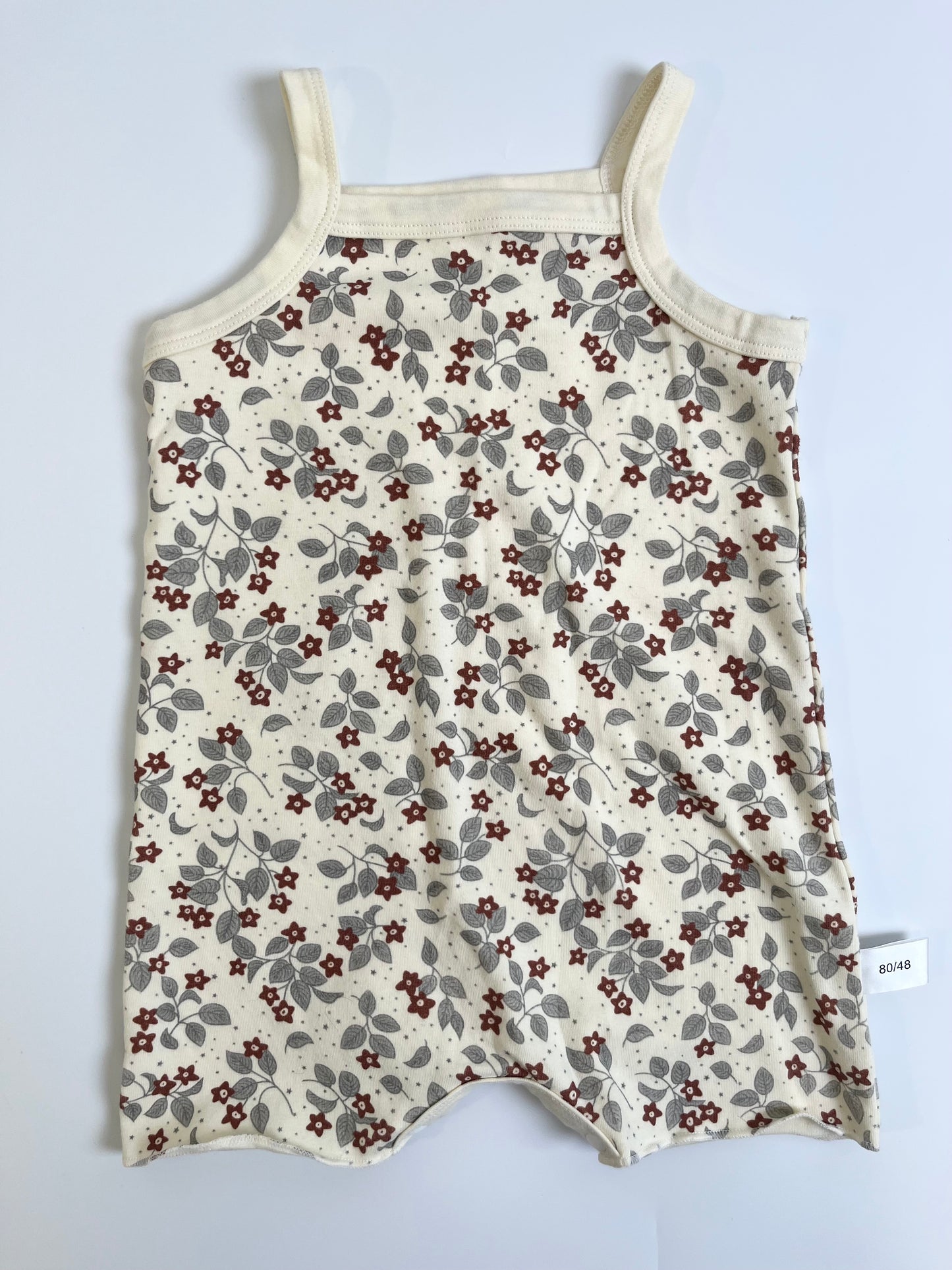Floral Short Tank Romper 18-24m