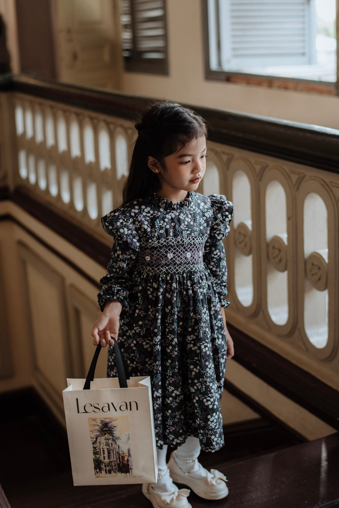 Lesavan Smocked Dress 3T