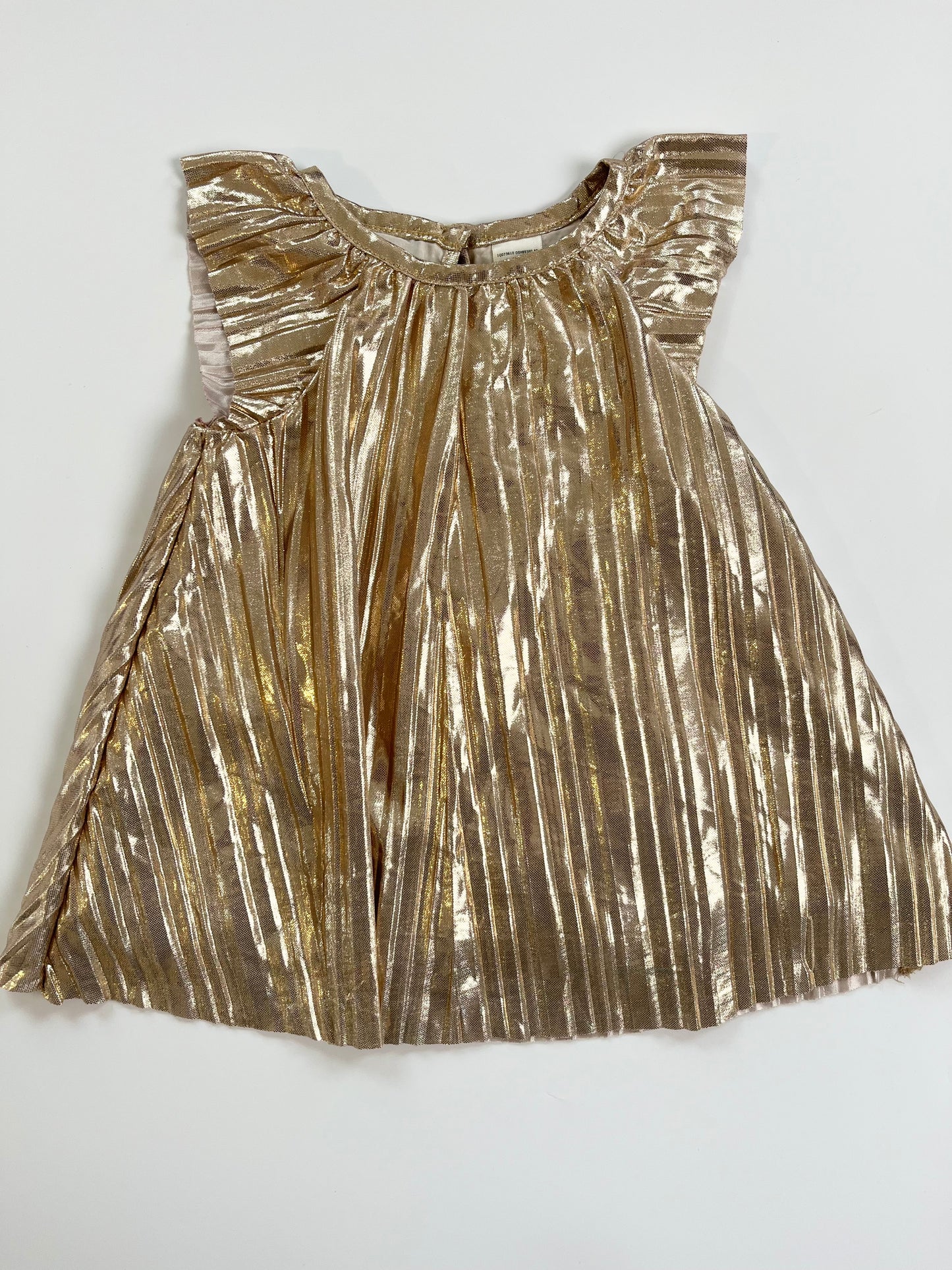 B'Gosh Gold Dress 6m