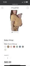 Mushie Organic Cotton Wrap
