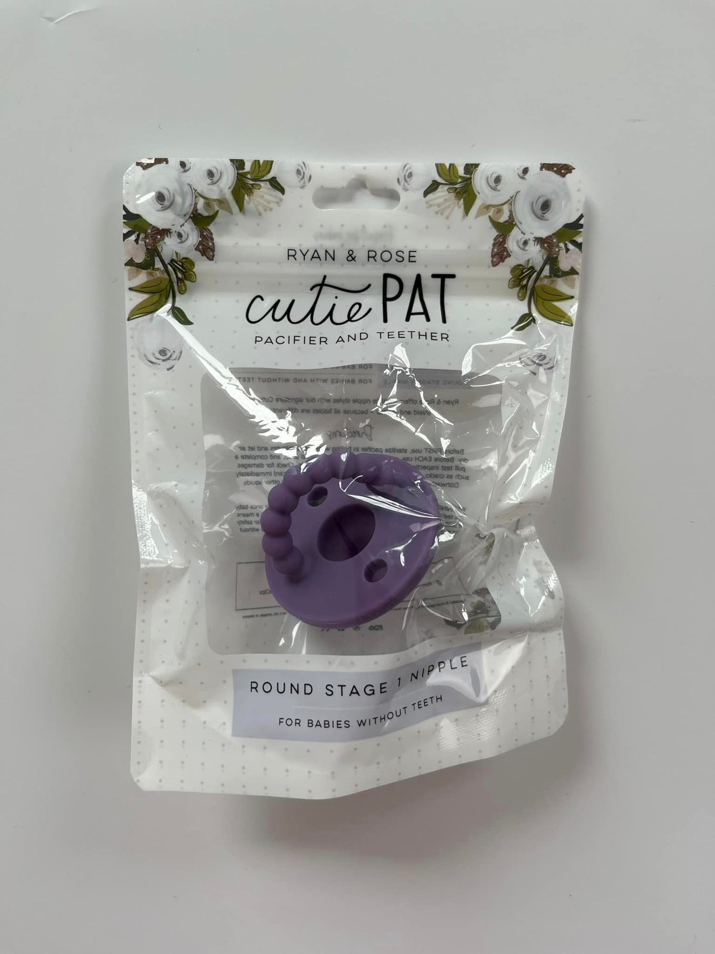 Ryan & Rose Cutie PAT Pacifier & Teether 0m+
