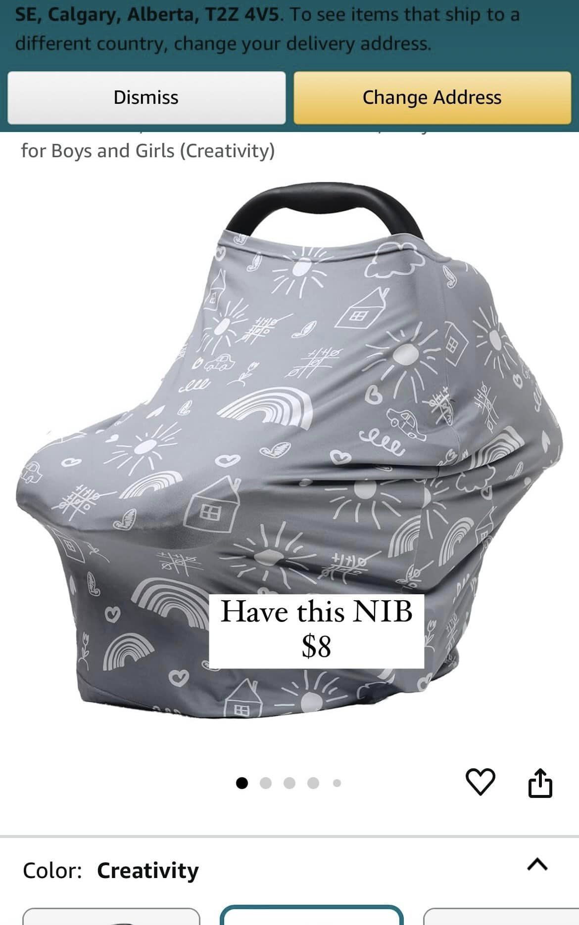 Carseat & Breastfeeding Cover
