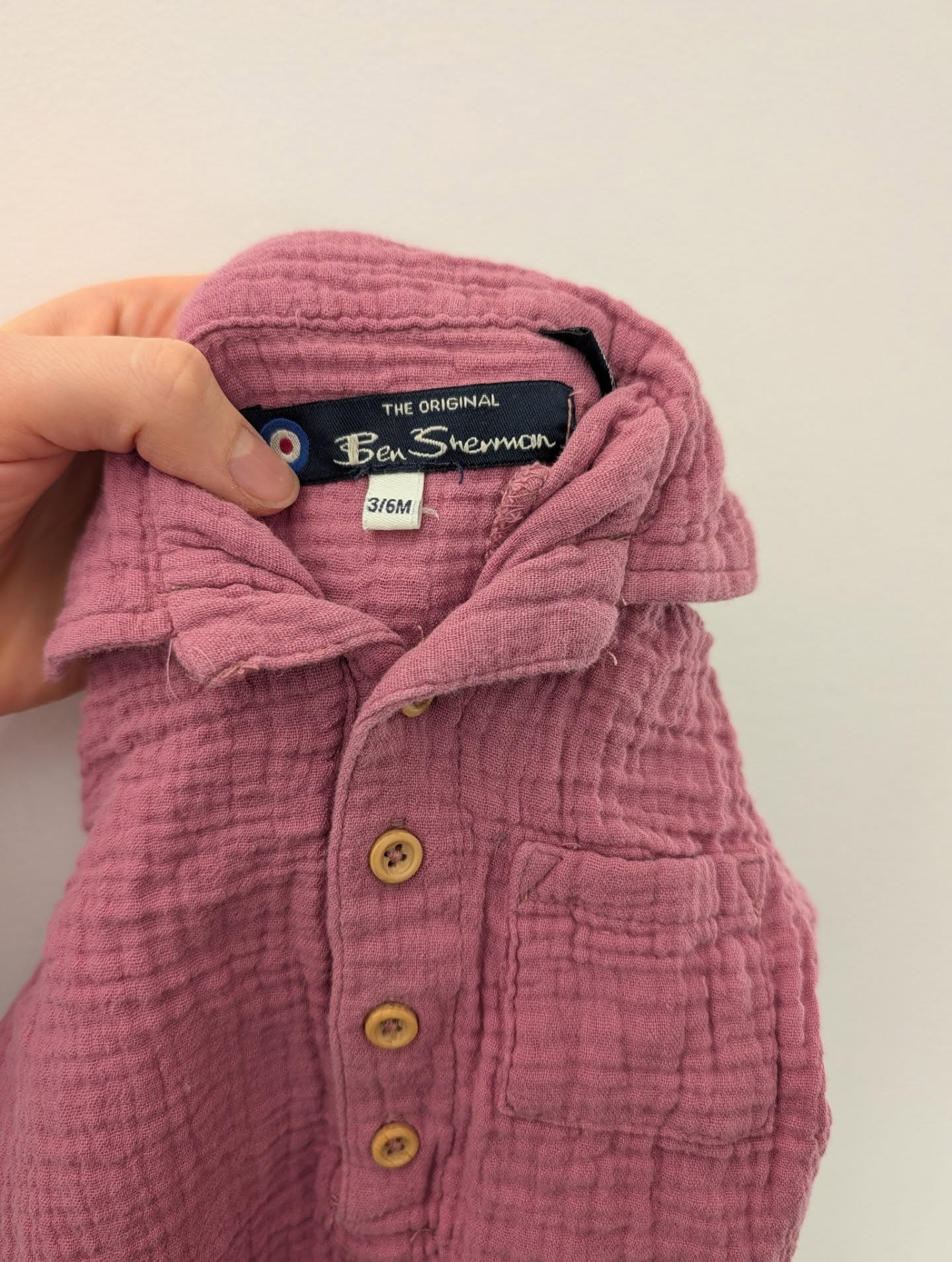 Ben Sherman Maroon Set 3-6m