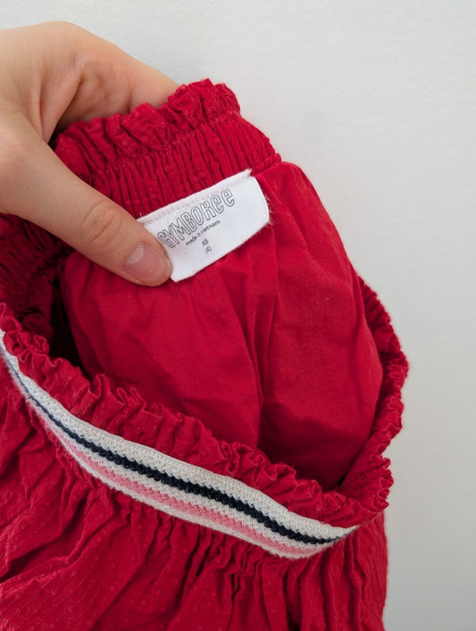 Gymboree Red Skirt 4T