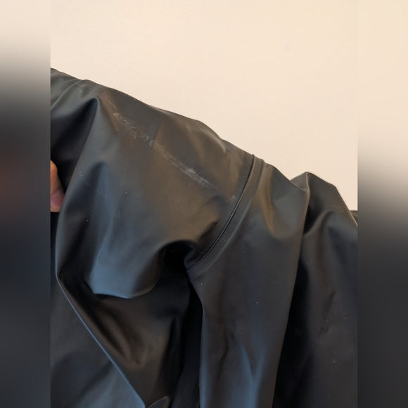 H&M Rain Black Overalls with Heart Design | 2Years