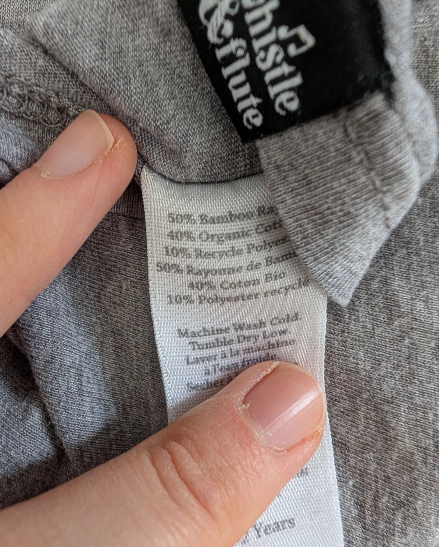 Whistle & Flute Pear Grey T-Shirt 1-2yrs
