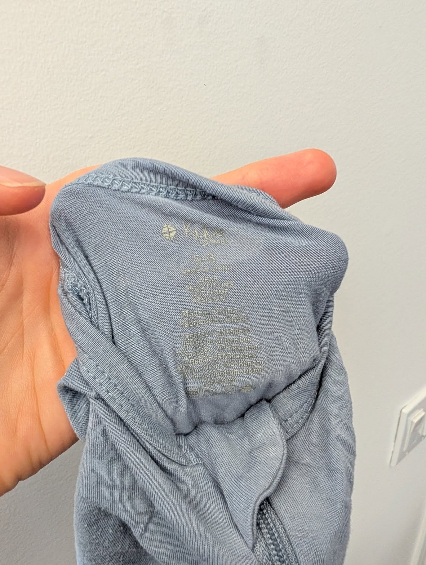 Kyte Dusty Blue Footie Sleeper 0-3m