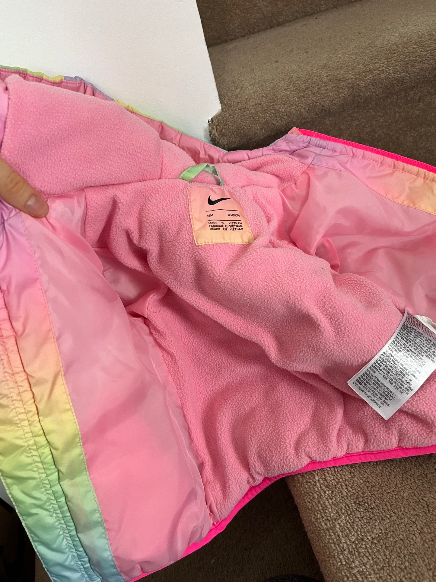 Nike Fleece-Lined Puffler Jacket 18m