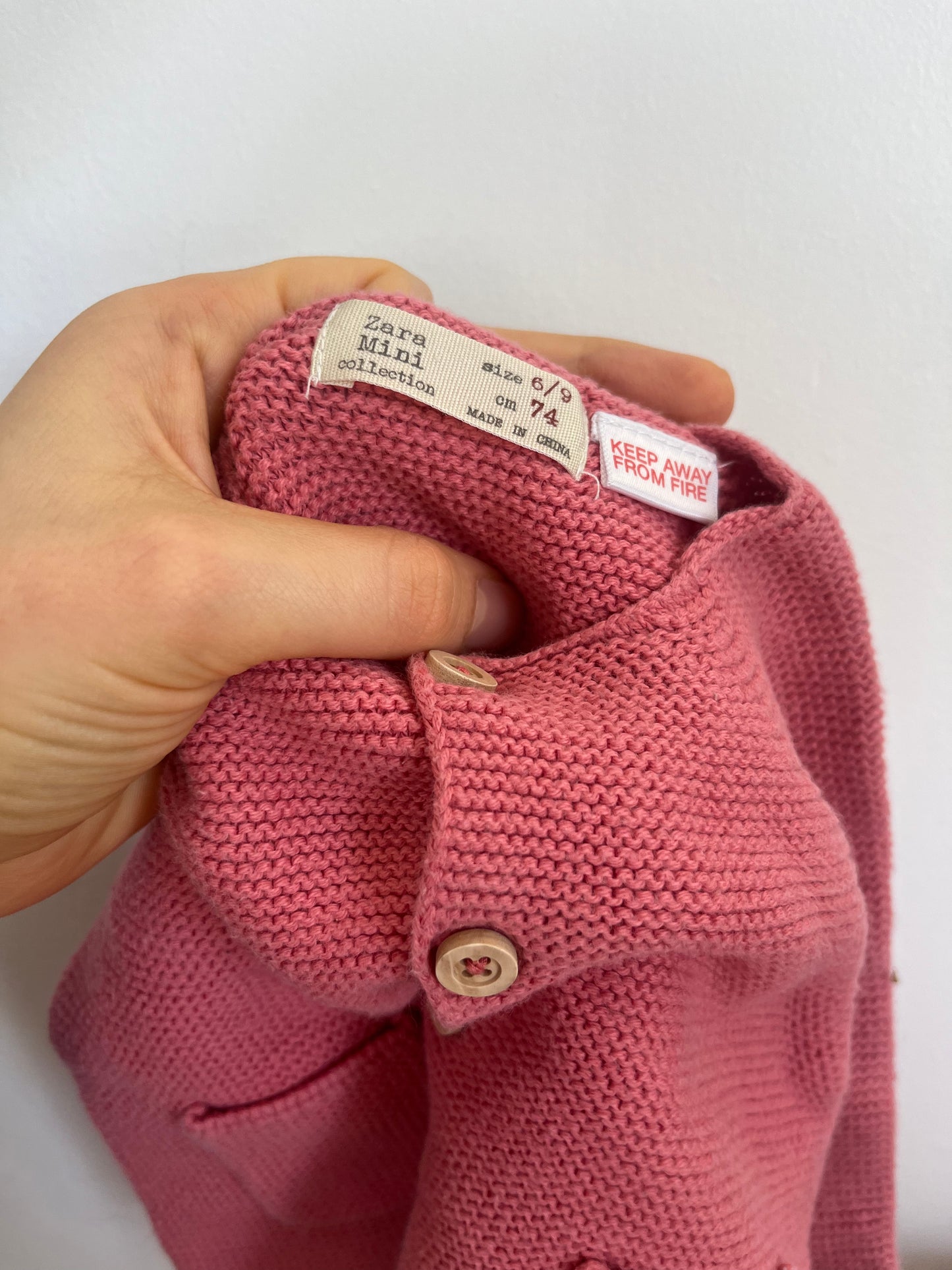 Zara Knit Cardigan 6-9M