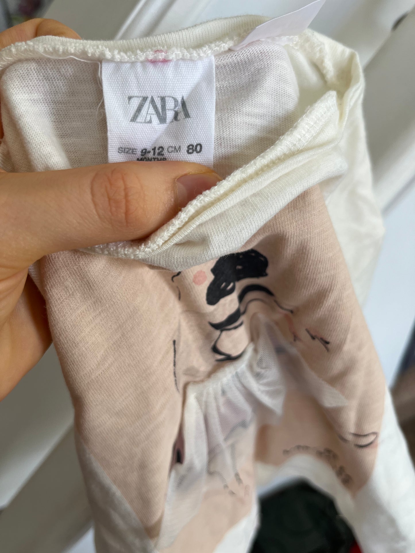 Zara Ballerina Shirt 12-18m