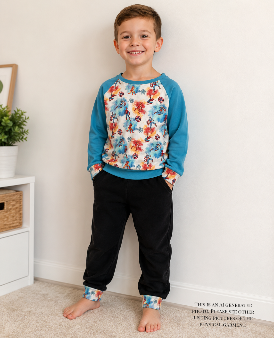 The Littlest Lamb Superhero Set 6-7T