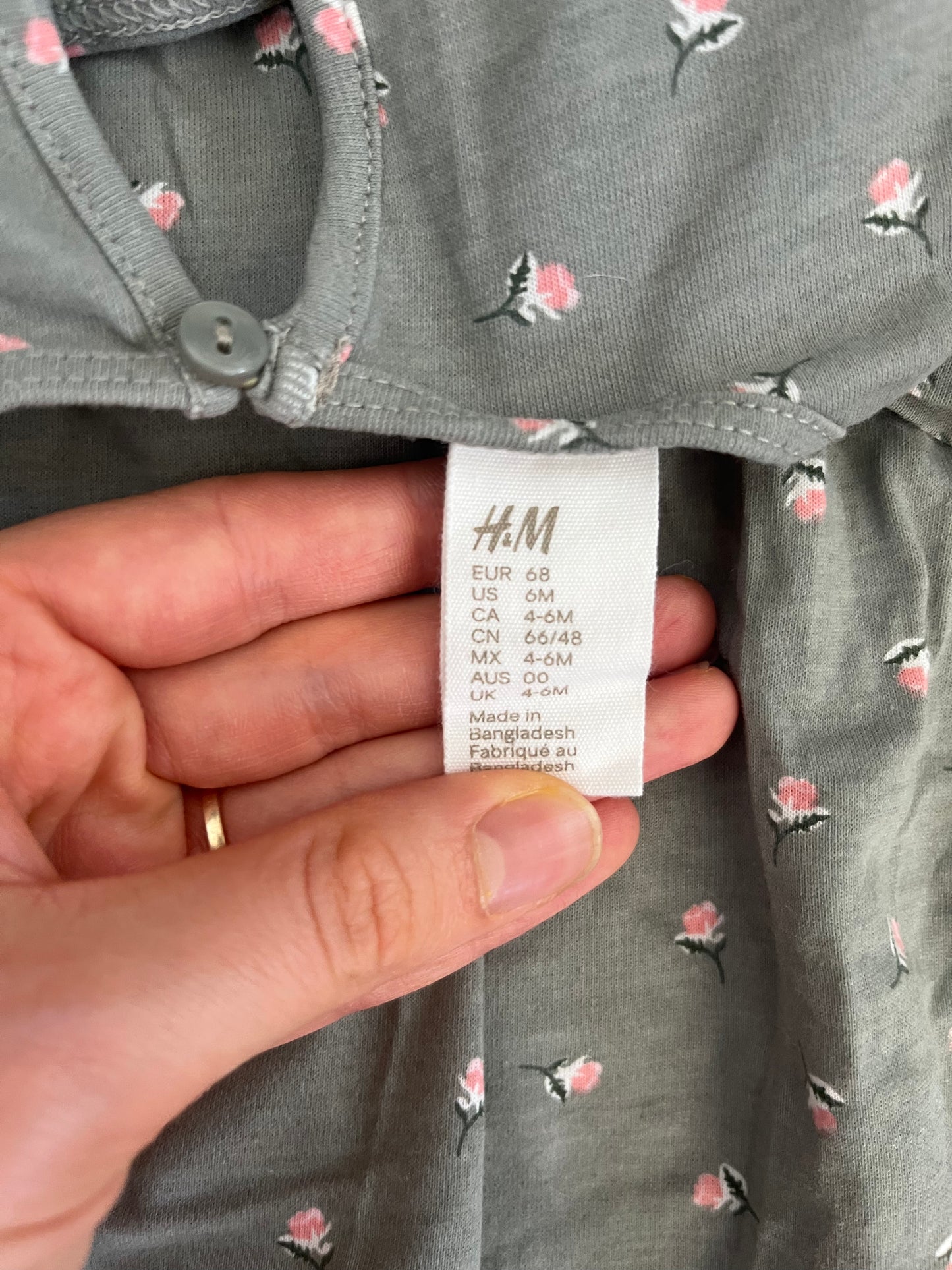 H&M Floral Dress 4-6m