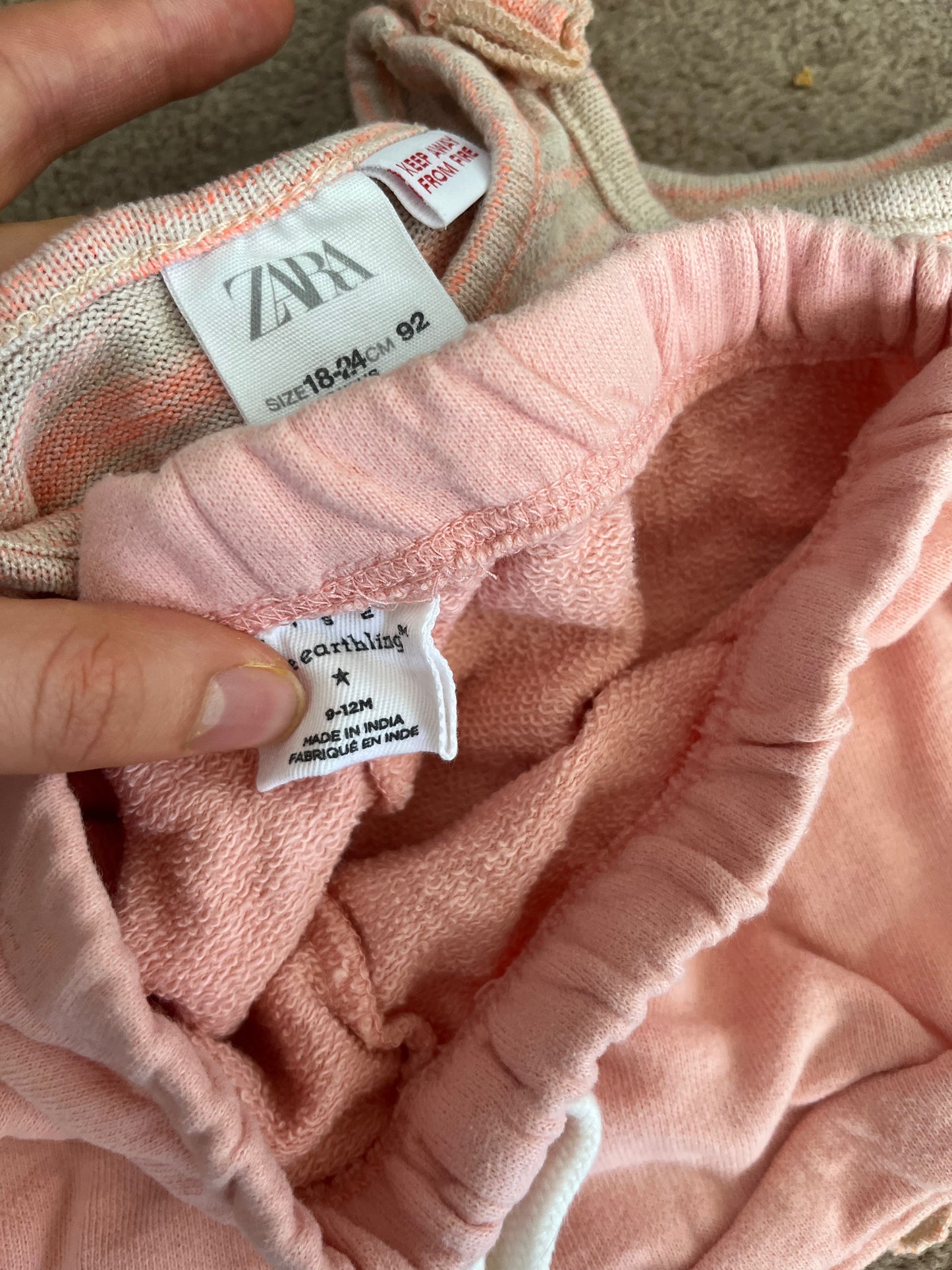 Zara Top & RLE Shorts 18-24m