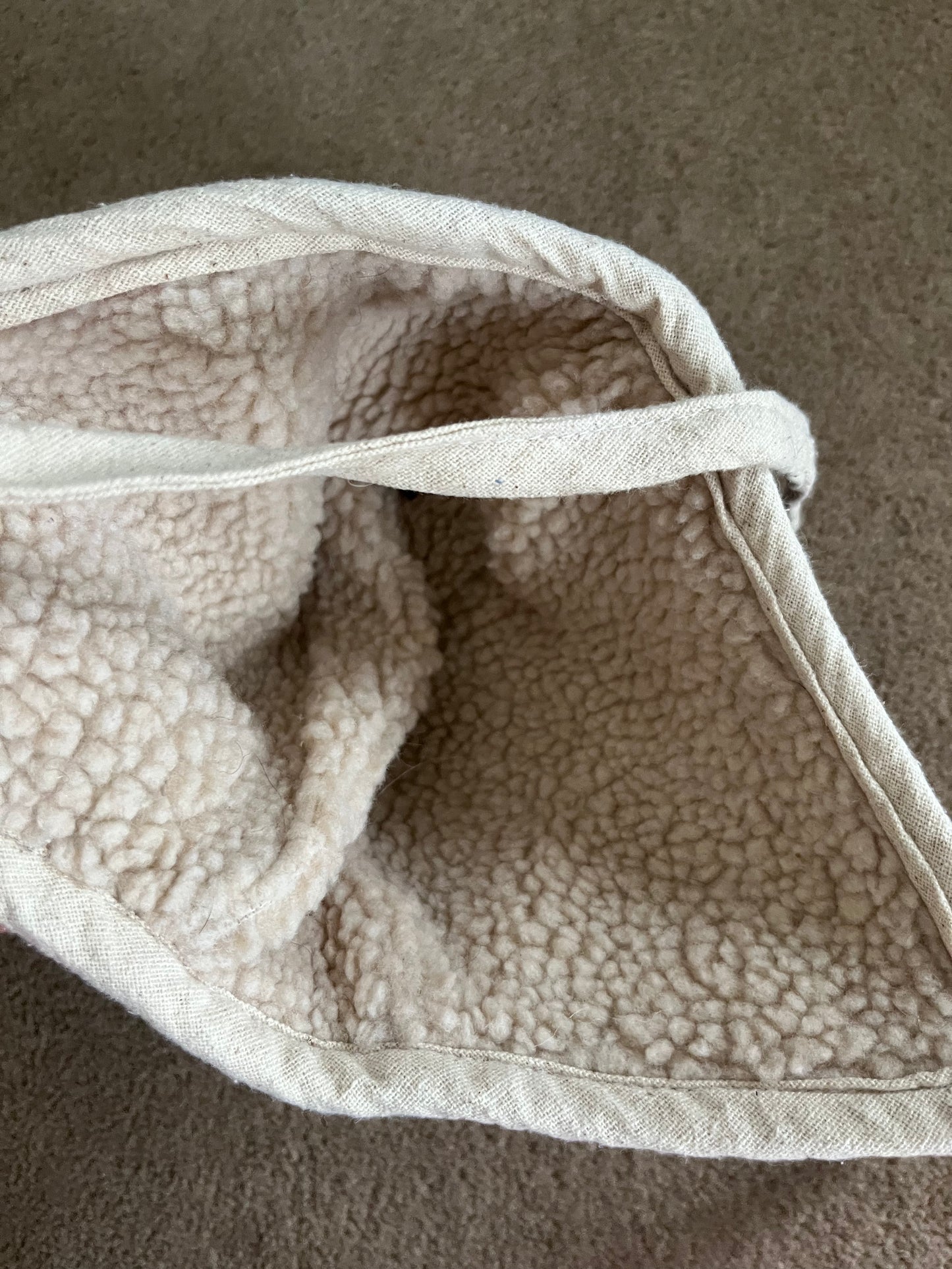 Florence & Bear Purple Wool PomPom Hat 6-18m