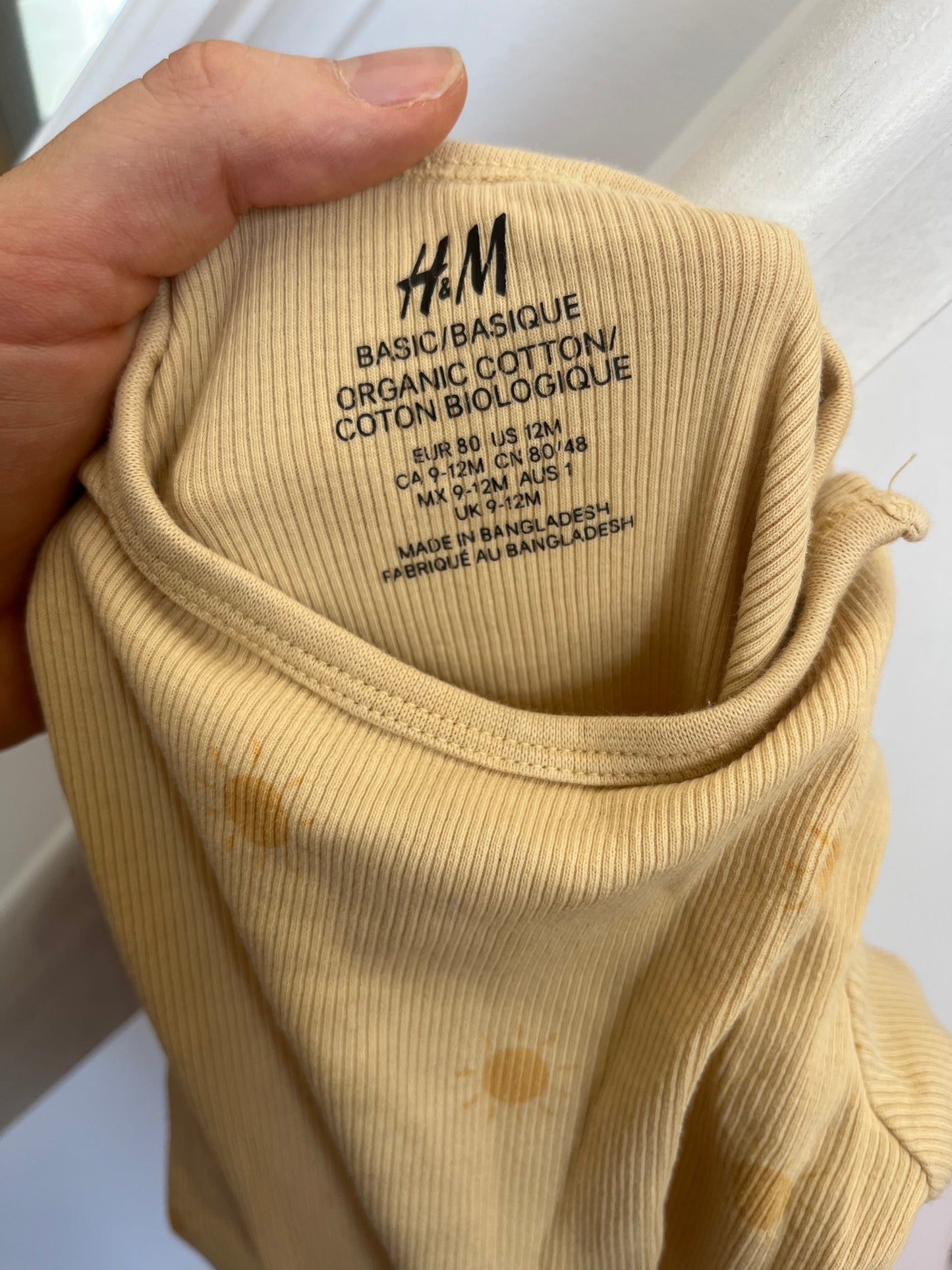 H&M Onesie & Short Set 6-12m