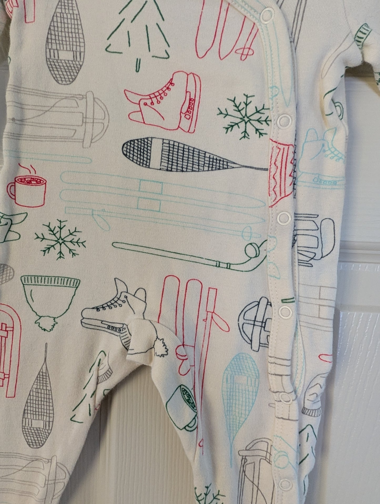 PEHR Winter Snap Footie 0-3m