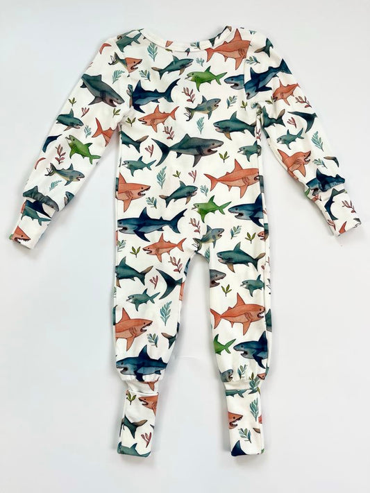 Boho Shark Zippy - Old Style Sizing