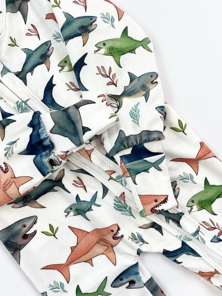 Boho Shark Zippy - Old Style Sizing