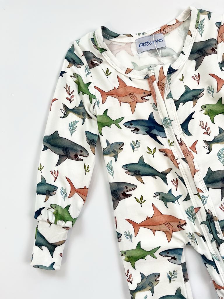 Boho Shark Zippy - Old Style Sizing