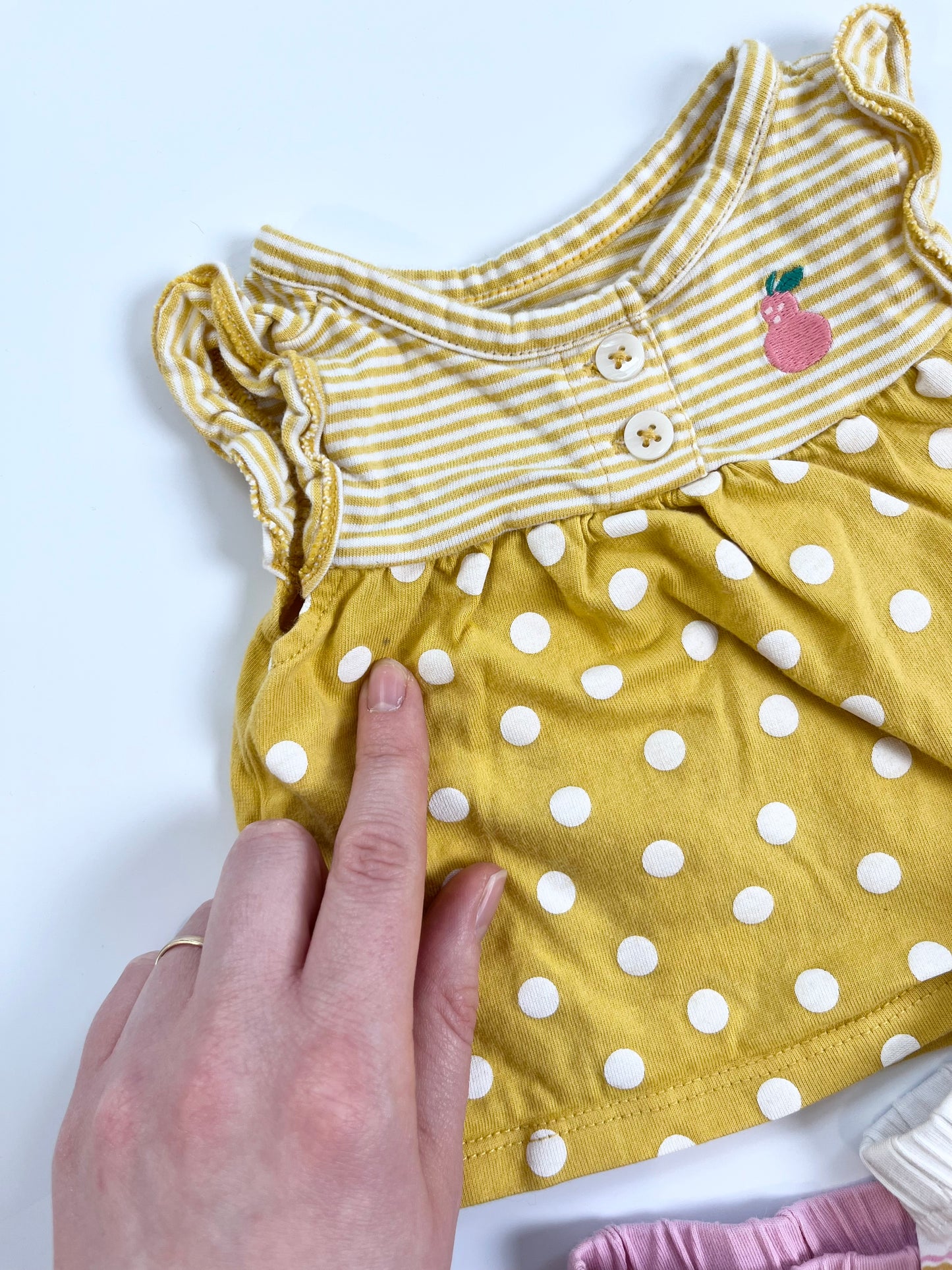 Carters Top & H&M Bummies - Newborn