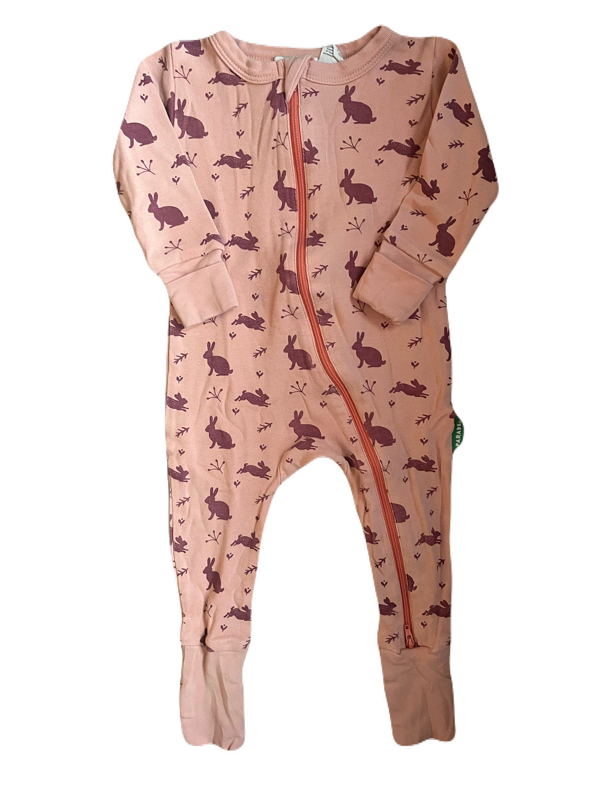 Parade Organic Cotton Bunny Romper 6-12m