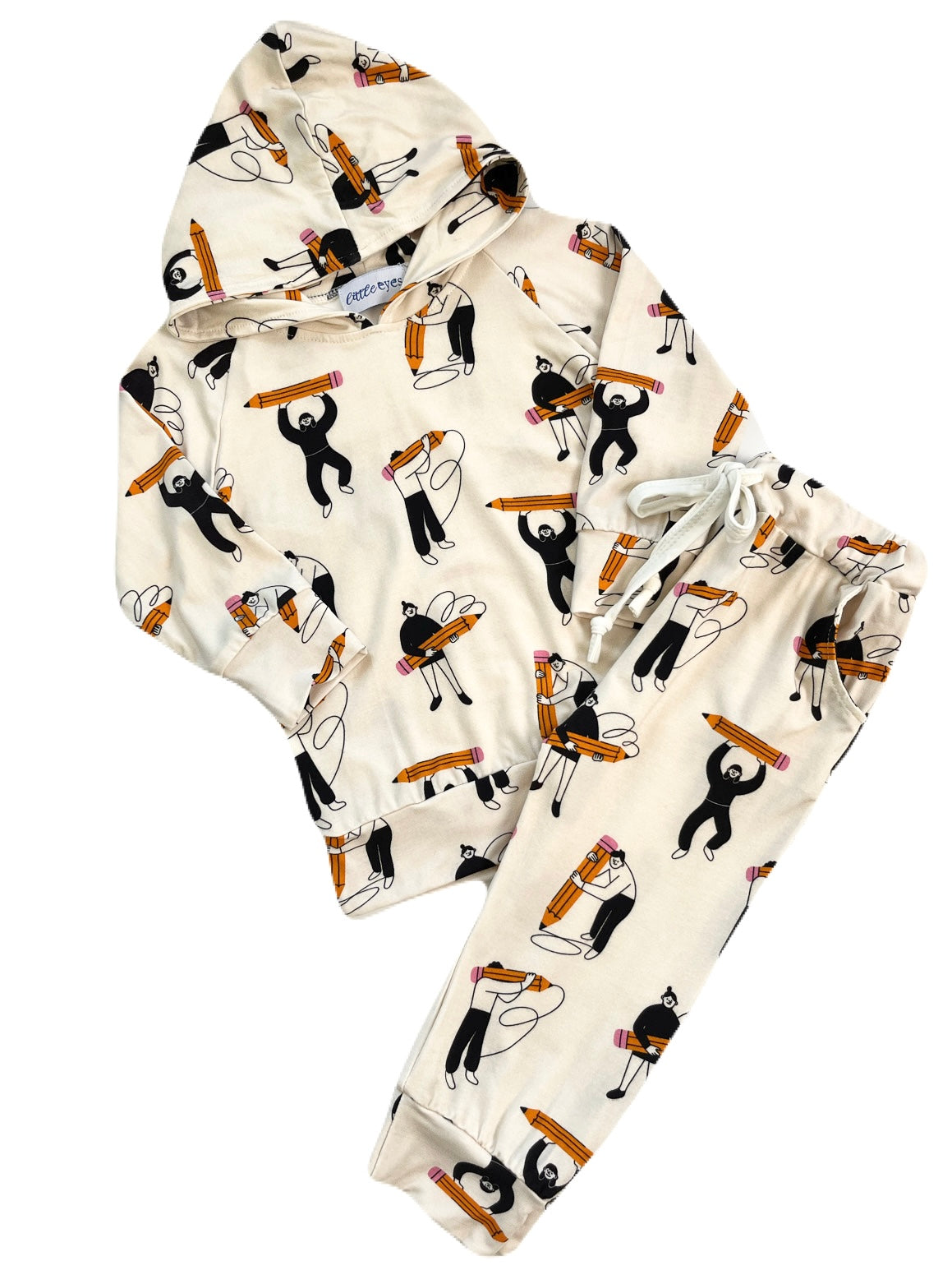 Scribbles Hoodie Jogger Set