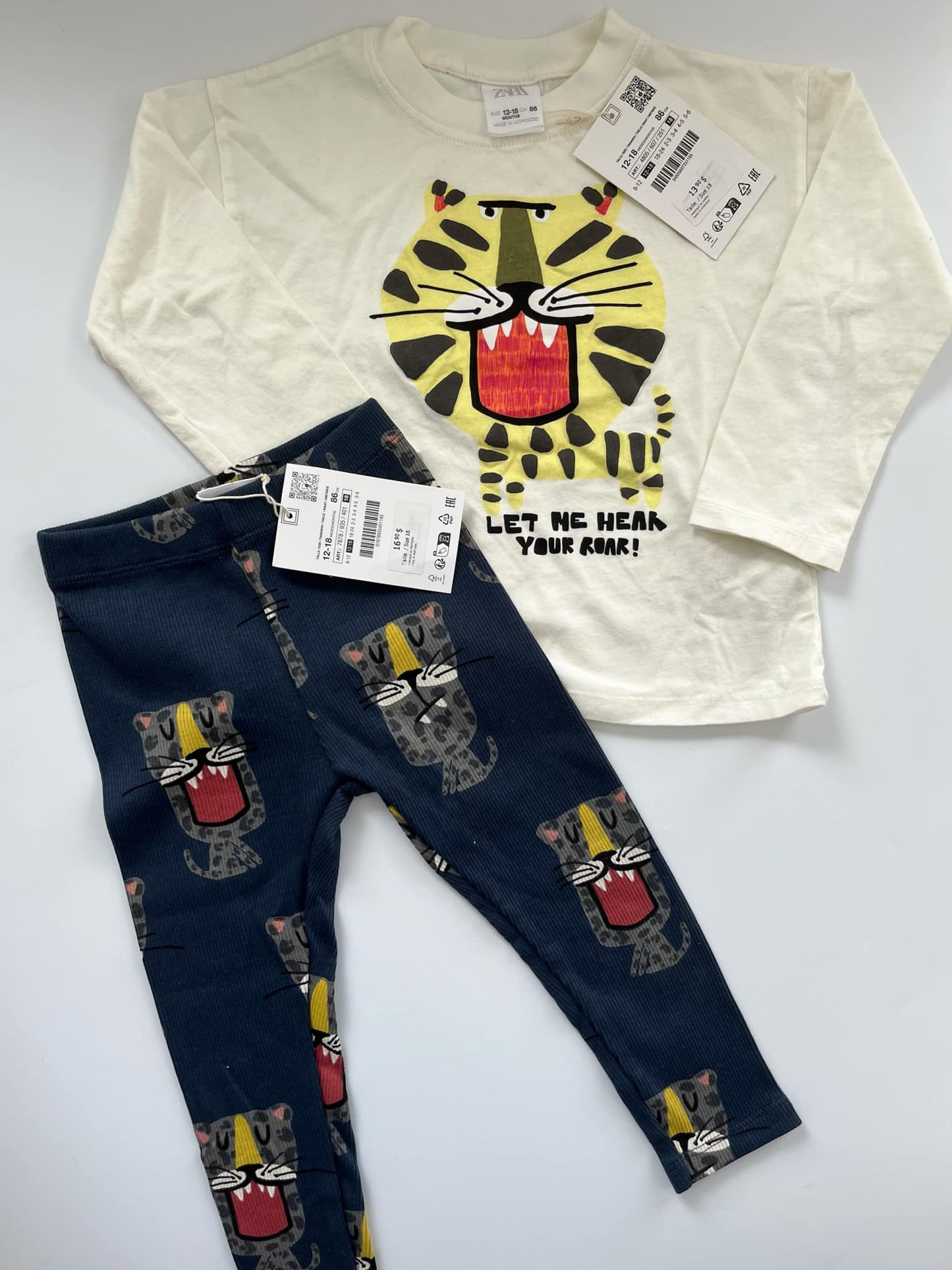ZARA Tiger Set 12-18m