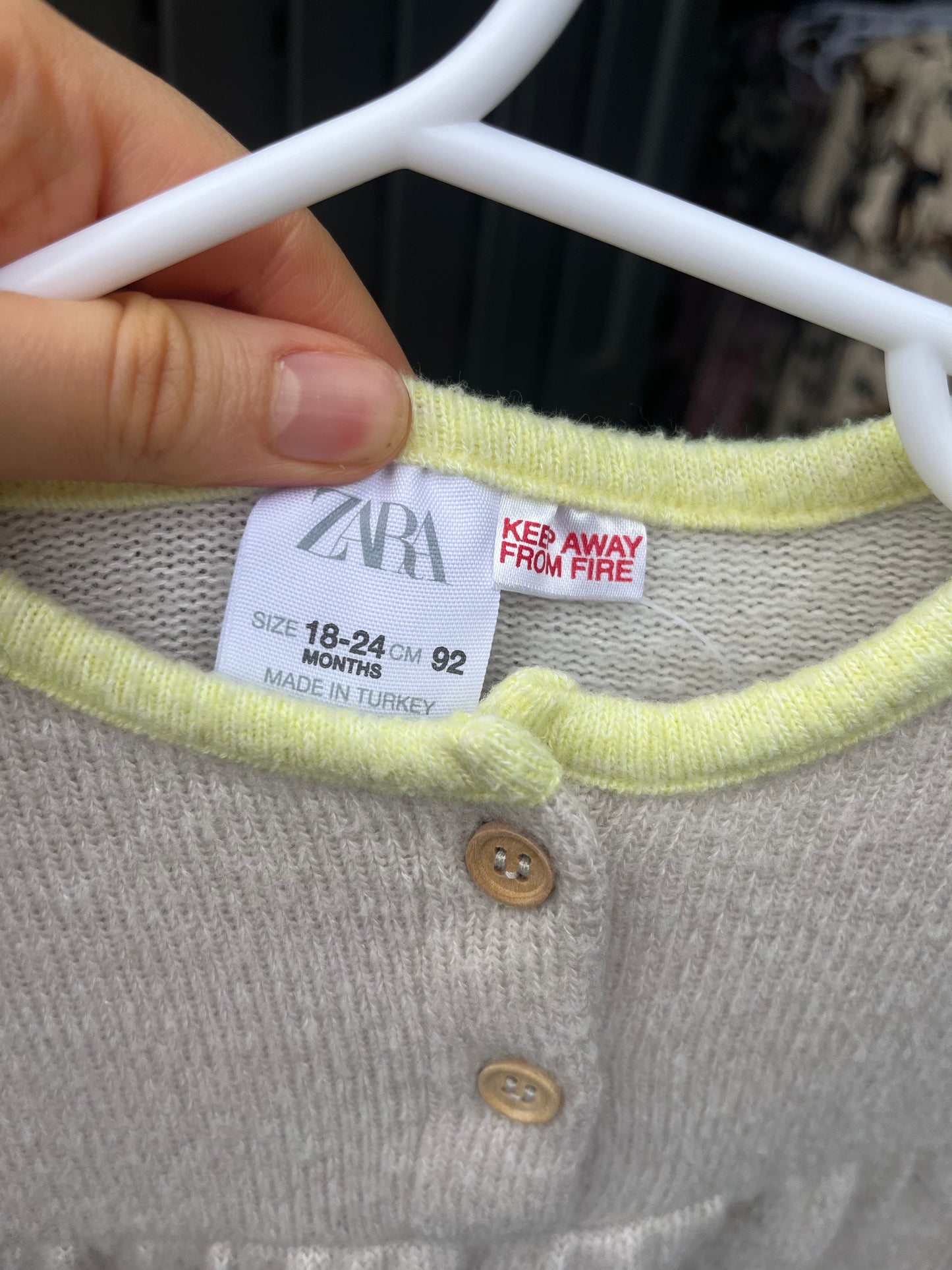 ZARA Sweater Dress 2-3yrs