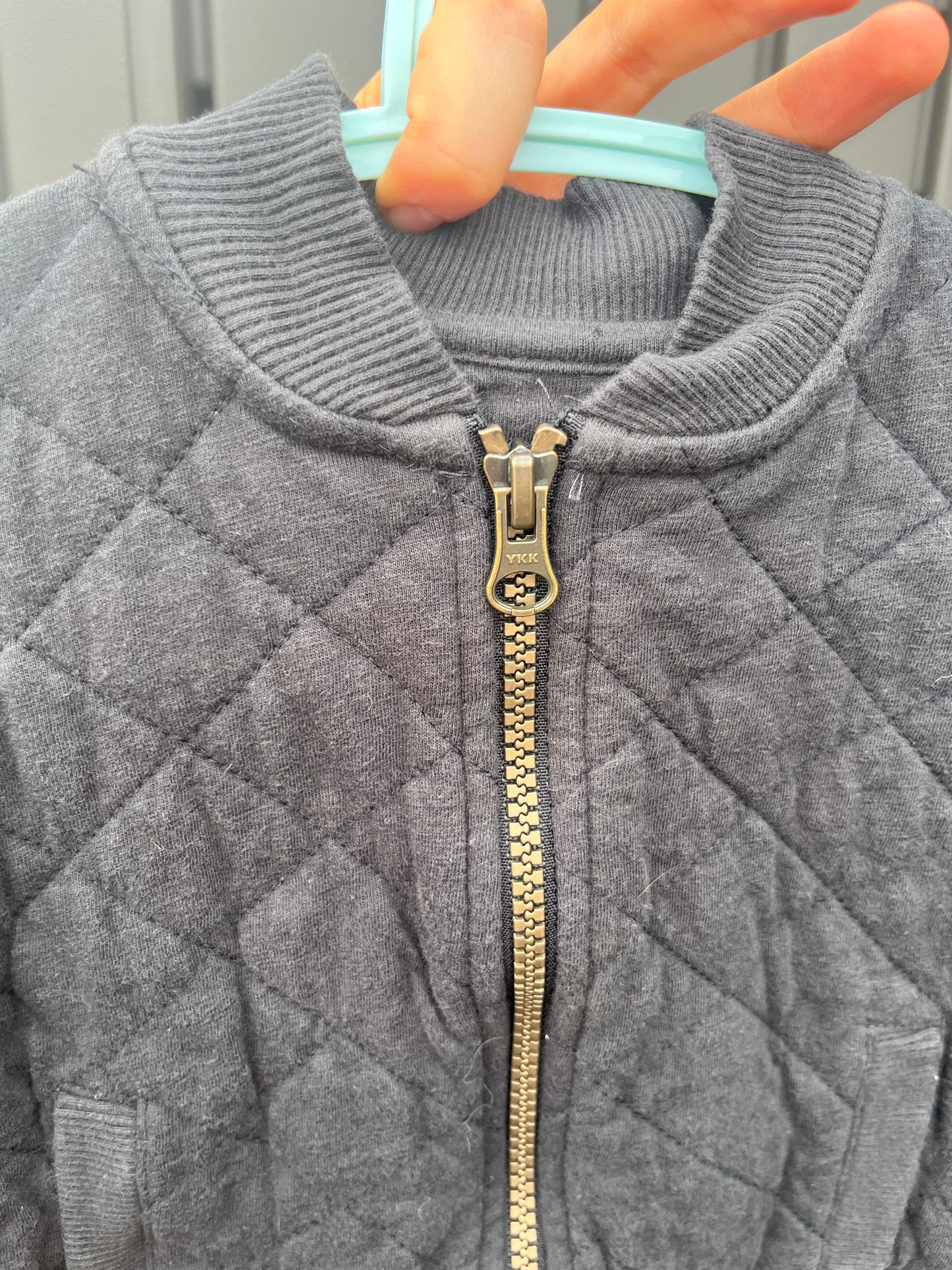 Joe F Quilted Grey Jacket 12-18m